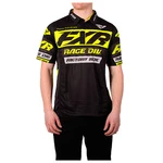 Футболка Поло FXR Race Division Tech Black/Hi Vis 191350-1065