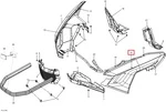 502007004 Поролон Изоляционный Левой Боковой Панели Для Ski Doo
