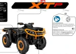 704910419 Наклейка XTP Правая Для BRP Can Am Outlander XTP 1000R