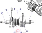 5141297 Сальник Коленвала Для Polaris 650, 850