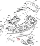 705016640 Кронштейн Багажника Для BRP Can Am OUTLANDER 705016091