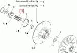 504152070 Пружина Вариатора Для Ski Doo