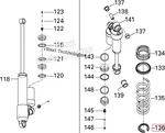 503190271 Чашка Пружины Заднего Амортизатора Для Ski Doo MXZ