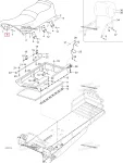 549732 Крепеж Сиденья Для Ski Doo M549732