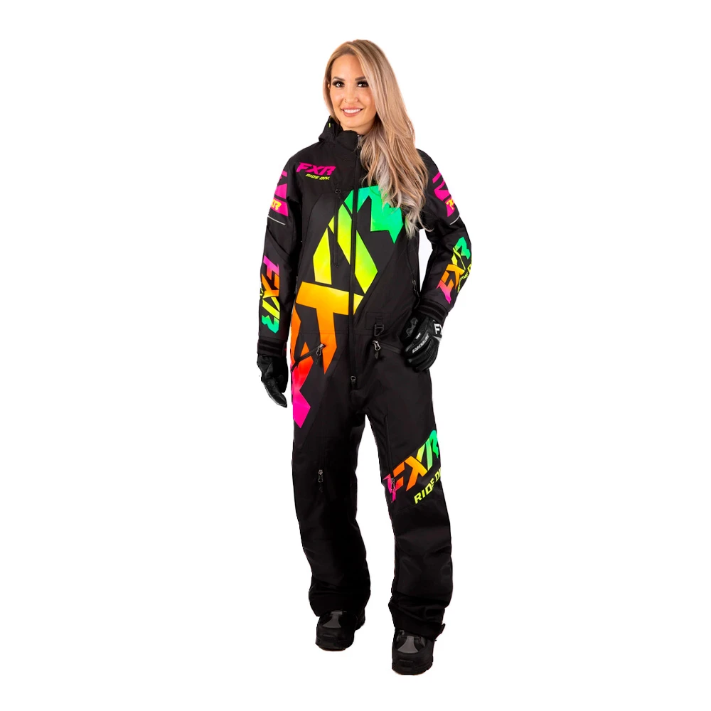 Комбинезон Женский FXR CX без утеплителя Black/Sherbert 222926-1074