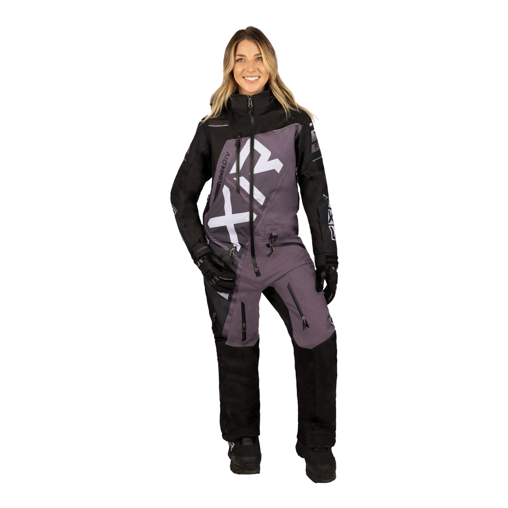 Комбинезон FXR CX Lite без утеплителя Black/Muted Grape, 4, 232940-1084-04