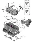 420413524 Блок Цилиндров Для Ski Doo MXZ 600 E-TEC