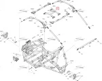 705210064 Каркас Центральный Черный Для BRP Can Am Maverick 705209865