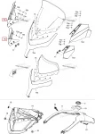 517304078 Дефлектор Ветрового Стекла Правый Для Ski Doo Skandic Tundra 2010, Tundra LT 2011