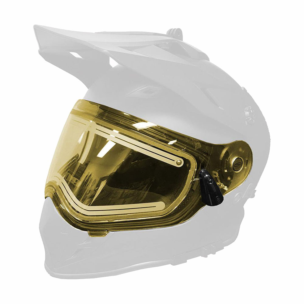 Визор 509 Delta R3L с подогревом Yellow Tint, OS, F01011100-000-501