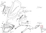 517304125 Панель Бензобака Левая Для Ski Doo GTX SE 1200 4-TEC 2009