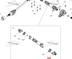 715900704 Хвостовик Переднего Кардана Для BRP Can Am Maverick