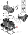420923724 Блок Цилиндров Для Ski Doo 600 EFI