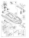292000627 Основание стабилизатора, правый SEA DOO