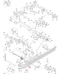 549582 Склиз Черный Для Ski Doo Skandic M549582