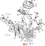 711254290 Клапан Впускной Для Ski Doo 420254290, 420254293, 420253163, 420254294, 420254298