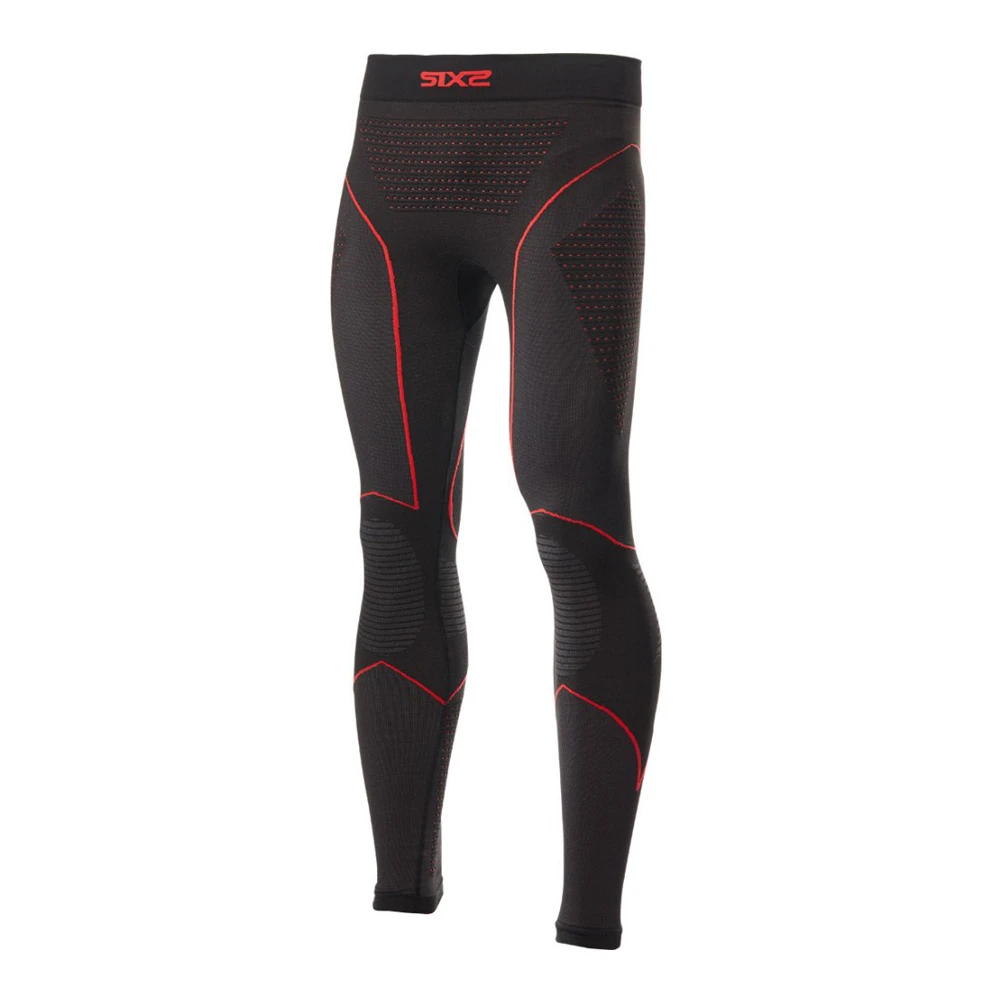 Термоштаны SIXS PNXW CU Black/Red, XWCU-NE