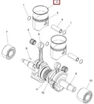 2206375 Поршневые Кольца Стандартный Размер Для Polaris AXYS 800