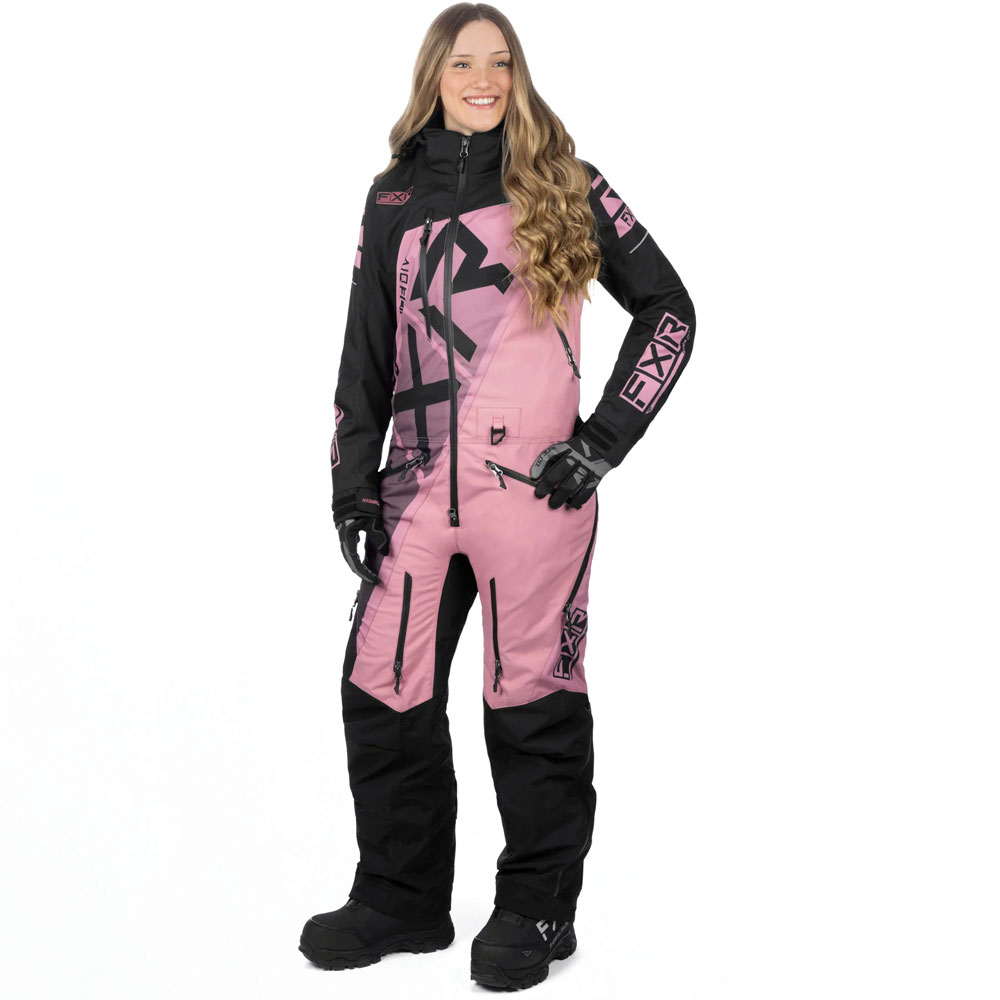 Комбинезон FXR CX F.A.S.T. с утеплителем Black/Dusty Rose, 232941-1098