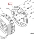 705402916 Бэдлок Диска Серый Для BRP Can Am Maverick