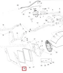 509000784 Рамка Крепления Радиатора Для Ski Doo Skandic