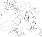 510005419 Стойки Спинки Сиденья Левая Для Ski Doo Expedition