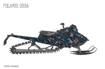 Наклейки VEL На Снегоход Polaris Axys 025A