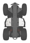 715001359 Защитные пластины для ног Can-Am Renegade