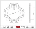 B5650-41 RK CHAINS Звезда 41 зубьев для цепи 525 для мотоцикла ведомая BMW JTR3, JTR341, JTR3.41, JTR3-41