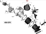 420281540 Крышка Дроссельной Заслонки Для BRP Can Am RENEGADE, Outlander, DS 450