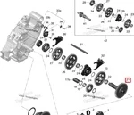 420637047 Вал Коробки Передач Для BRP Can Am 420637044 420637047 Вал Коробки Передач Для BRP Can Am 420637044