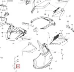 517304294 Кронштейн Боковой Панели Для Ski Doo Expedition TUV 600 H.O. SDI REV-XU 2009