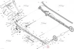 503195160 Полоз Гусеницы Красный 154 Дюйма Для Ski Doo 503195549, 503195965, 503195553, 503195480, 503195137, 503195162, 503195072, 503195070