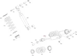 503194663 Амортизатор Задней Подвески Для BRP Lynx