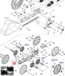 705500821 Рама Задняя Правая Для Гусеницы APACHE Для BRP Can Am