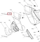 517307029 Изоляция Центральная Левой Боковой Панели Для Ski Doo