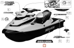 219903462 Наклейка RXT 260 & RS, 2010-2011г. SEA DOO