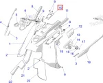 5458024 Заглушка Консоли Для Polaris MATRYX