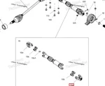 715900704 Хвостовик Переднего Кардана Для BRP Can Am Maverick