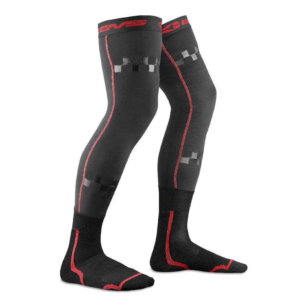 Чулки под защиту EVS FUSION Black/Red, FSN-R-BK
