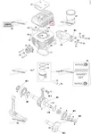 420823786 Голова Цилиндра Для Ski Doo