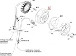 410922953 Маховик Для Ski Doo MX Z, Summit