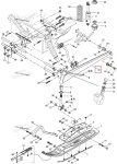 506135100 Рычаг Продольный Правый Для Ski Doo