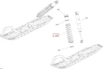 505074423 Пружина Амортизатора Передней Подвески Для BRP LYNX