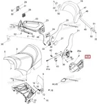 510004947 Ручка Сиденья Пассажира Левая Для Ski Doo 510004368, 510005862