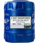1445 MANNOL SNOWPOWER Моторное Синтетическое 2Т Двухтактное Масло 20 Литров