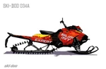 Наклейки VEL На Снегоход Ski Doo Summit Expert 034A