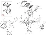 508001078 Воздуховод Черный Для Ski Doo 600, 900 ACE 508001280