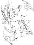 517302557 Поролон Изоляционный Для Капота Для Ski Doo MX Z, Summit X