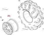 705401420 Диск Колесный R12 Черный Для BRP Can Am OUTLANDER 705401078